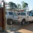 Commercial chain link fence and gate