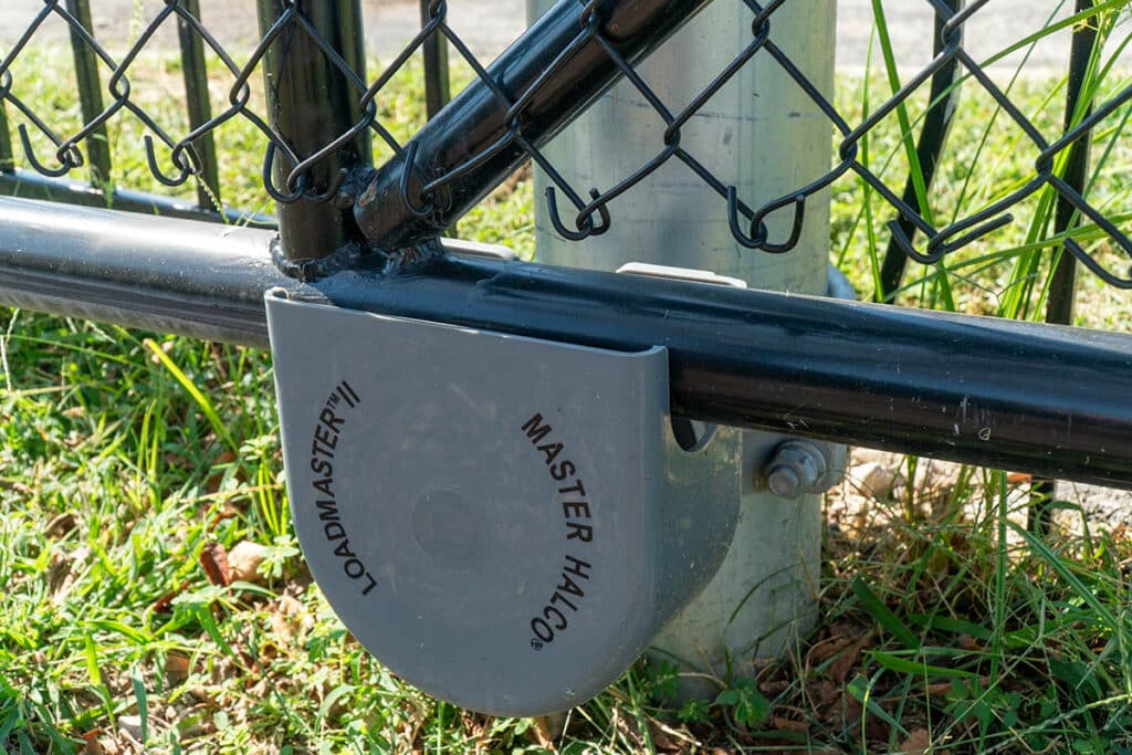 Corporate aluminum fence and gate