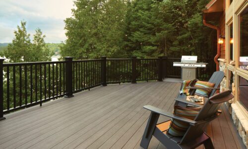 Large vinyl deck