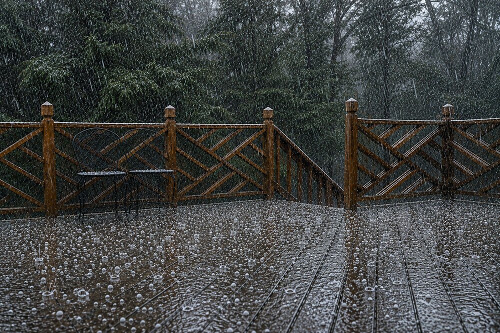 deck-storm-hail-rain-mix Hail Storm on Deck