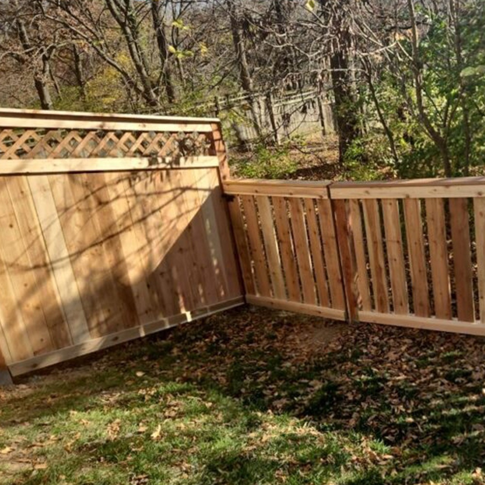 Cedar fence
