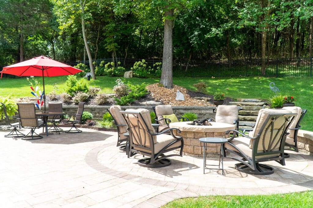 Composite deck and aluminum fence