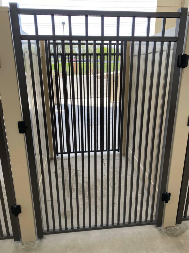 Fence gate at Petropolis