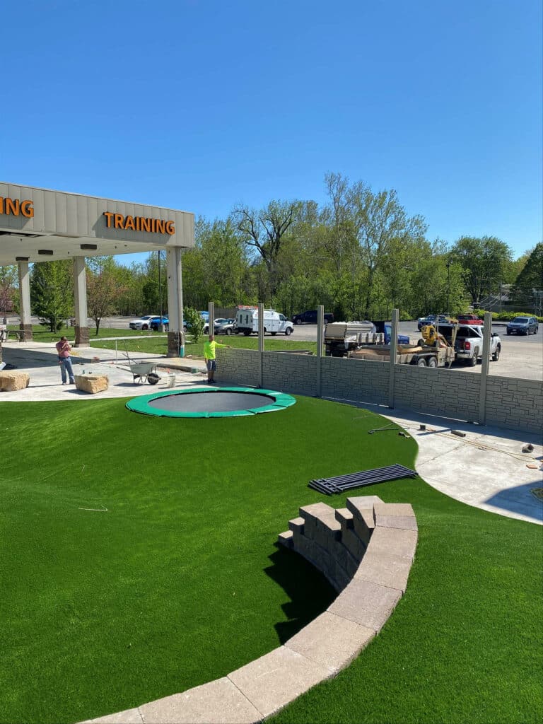 Fenced in yard at Petropolis