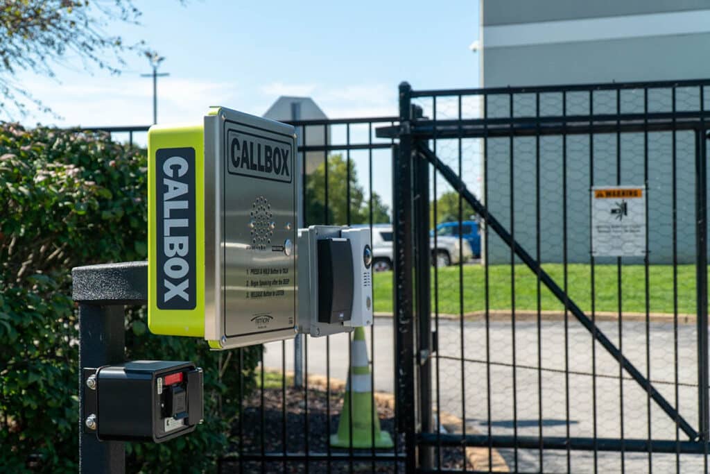 Corporate aluminum fence and gate