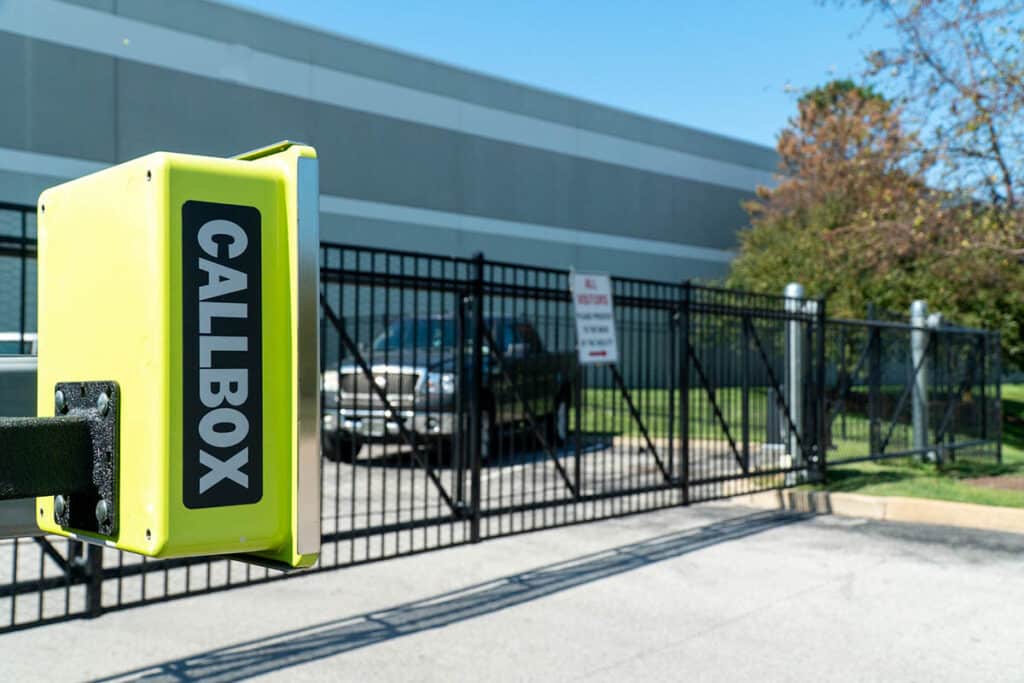 Corporate aluminum fence and gate