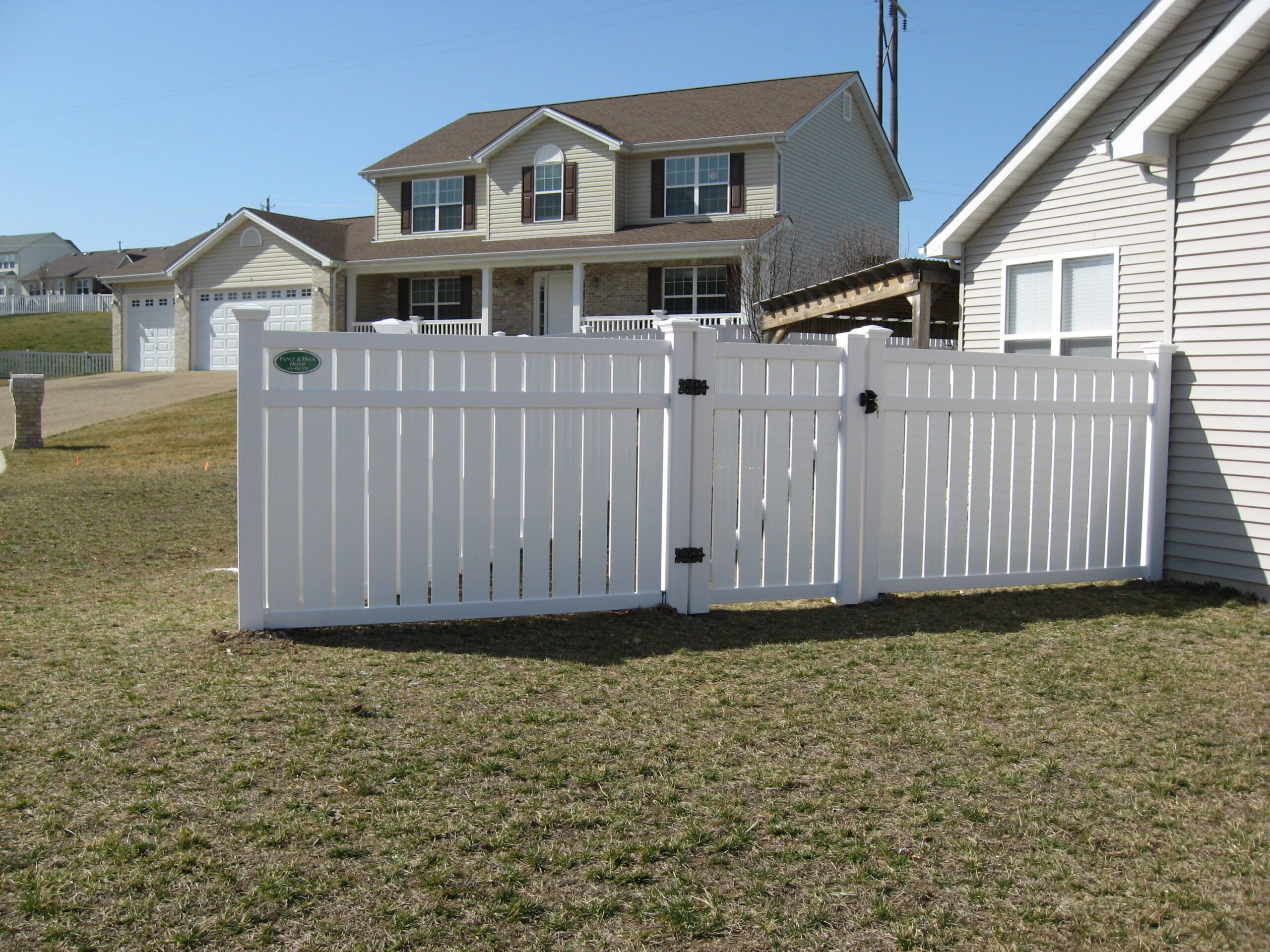 Vinyl President Privacy White - Modified