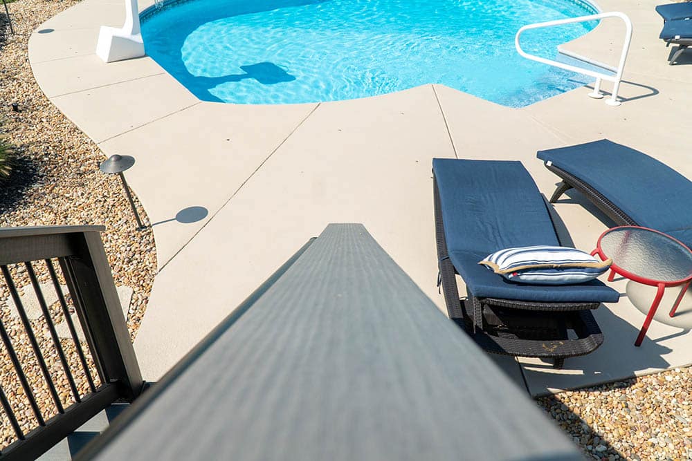 Poolside Deck Railing